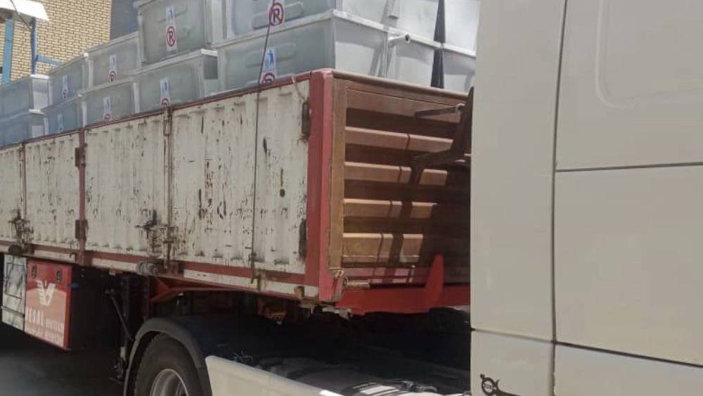 تولید و فروش سطل زباله فلزی آهنی بزرگ مکانیزه شهری سالار صنعت ملارد تهران