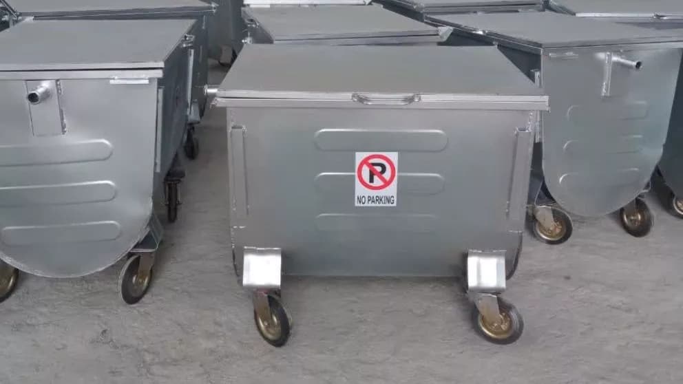 660 litrelik düz kapaklı dışbükey tank